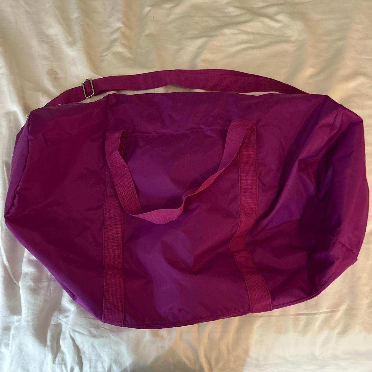 Huge purple duffle bag - LOTS of space! - Depop