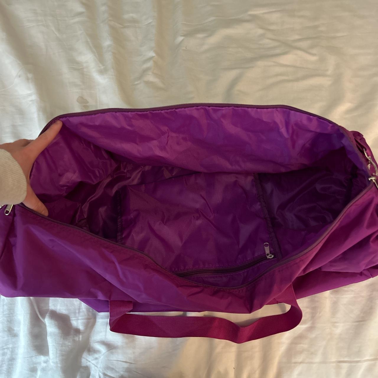Huge purple duffle bag - LOTS of space! - Depop