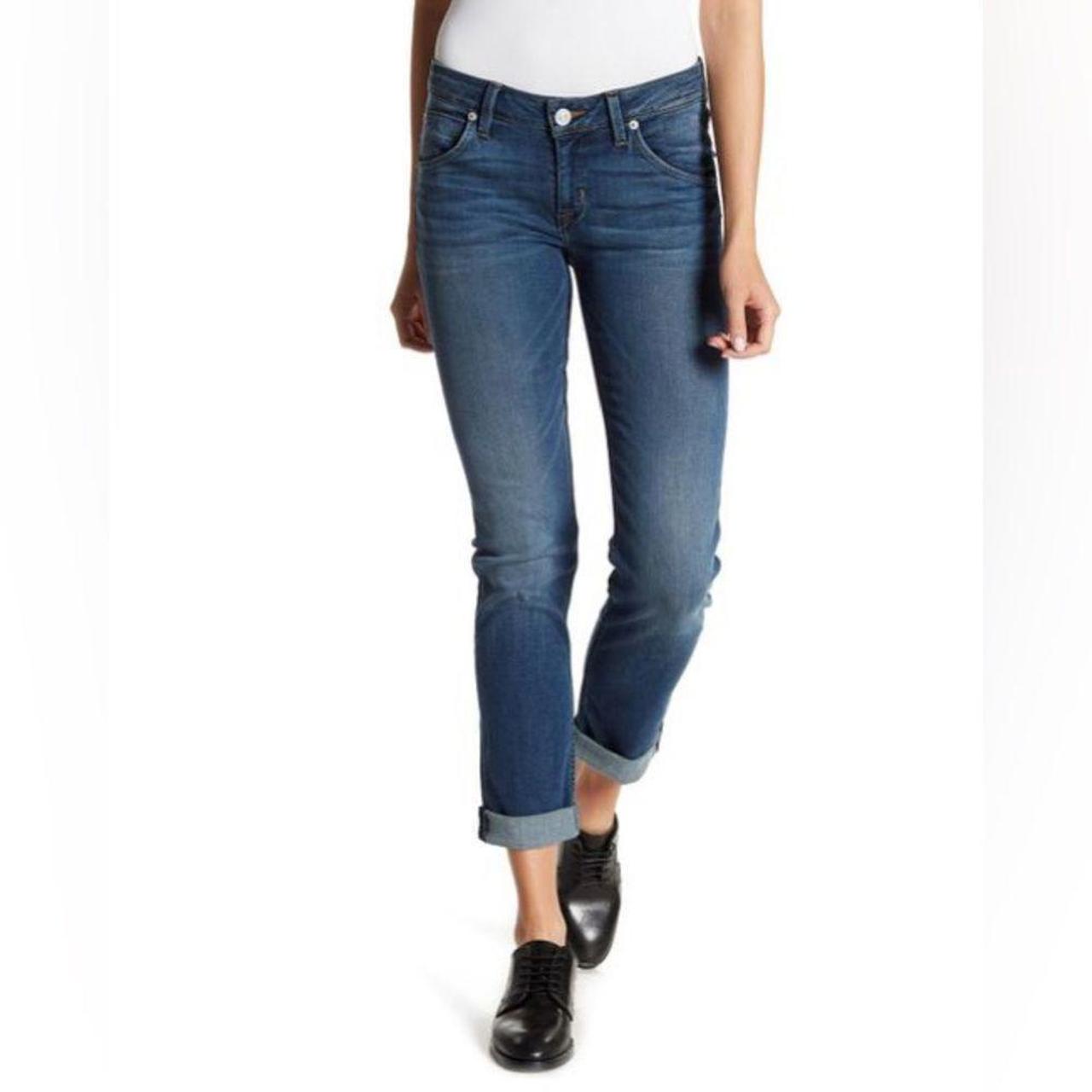 Hudson bacara crop clearance straight cuffed jeans