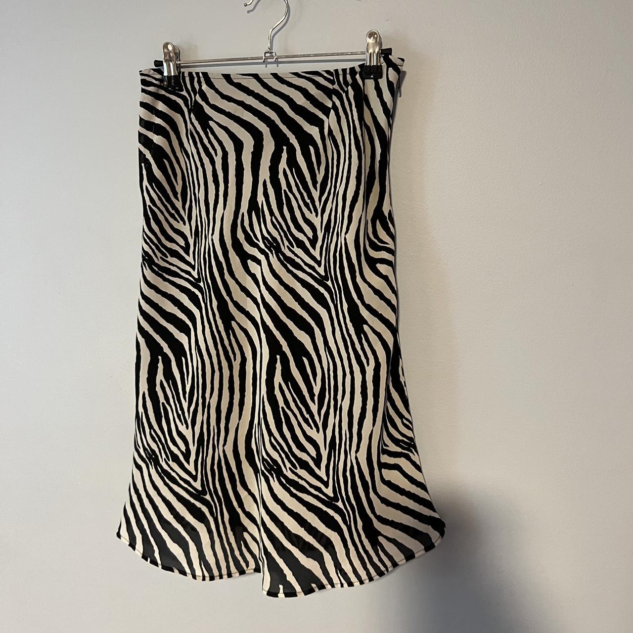 Express zebra skirt best sale