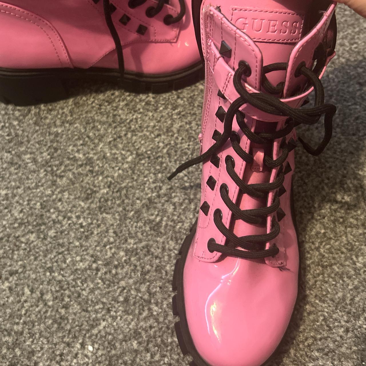 Guess boots pink hotsell