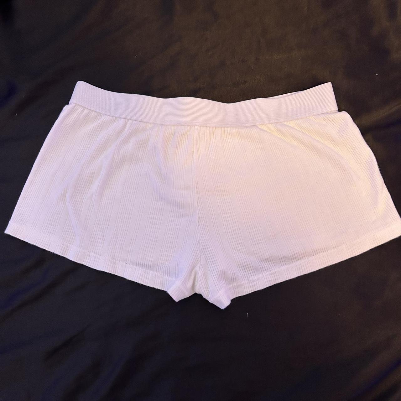 Brandy Melville sleep shorts, great condition only... - Depop