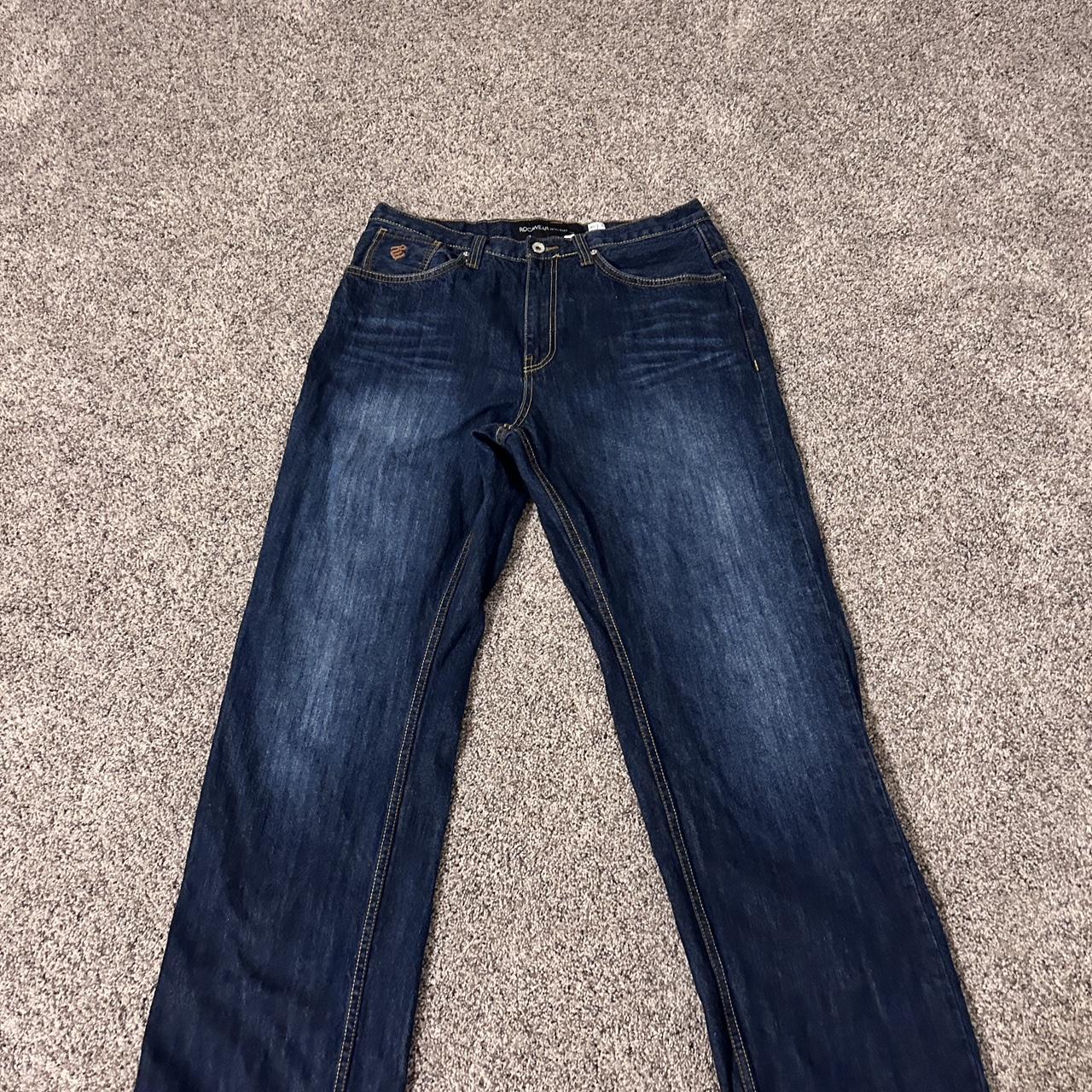 Baggy Y2K Rocawear Jeans size: 36 - Depop