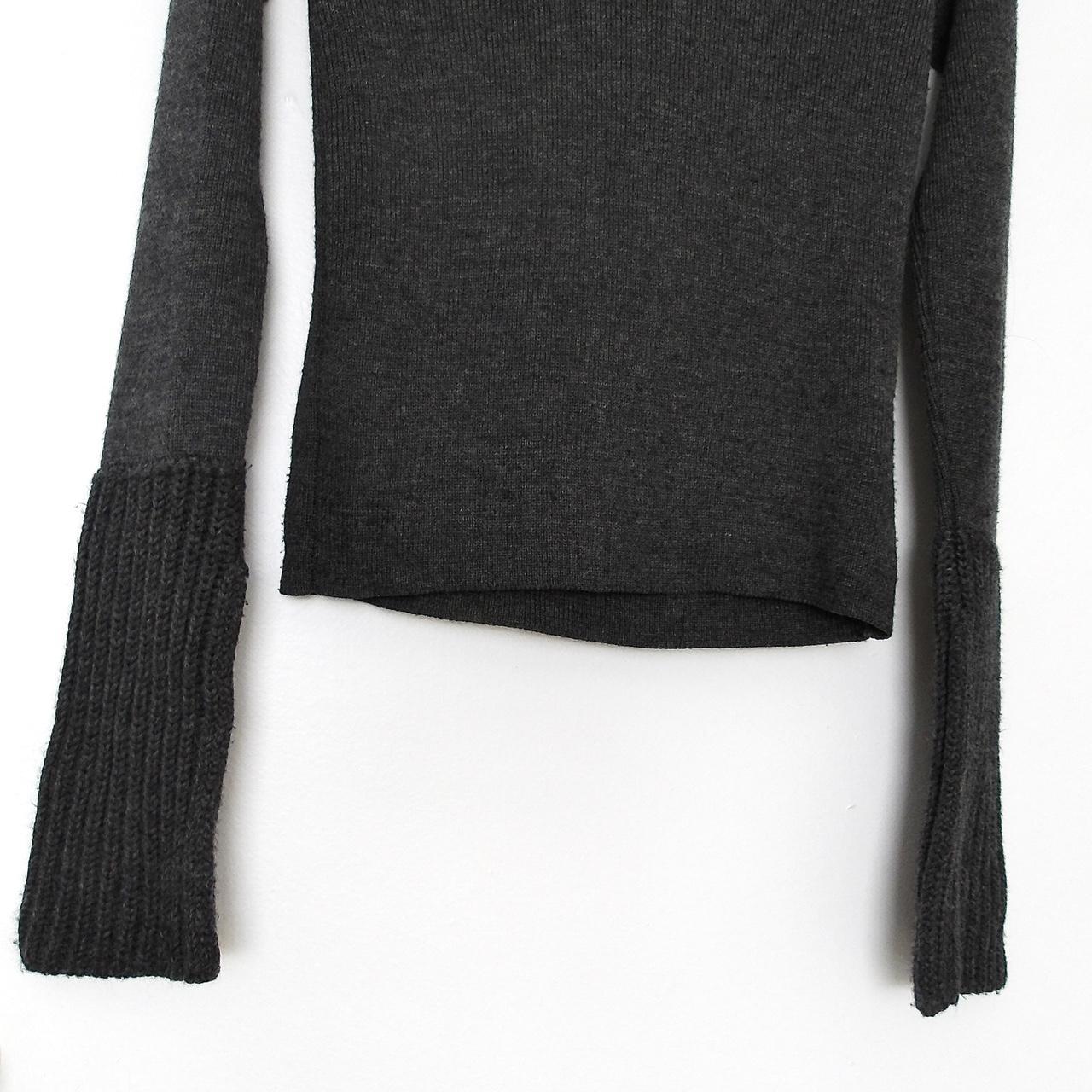 Miu Miu Women's Sweater - Grey - 6 – Miu Miu late… - image 2