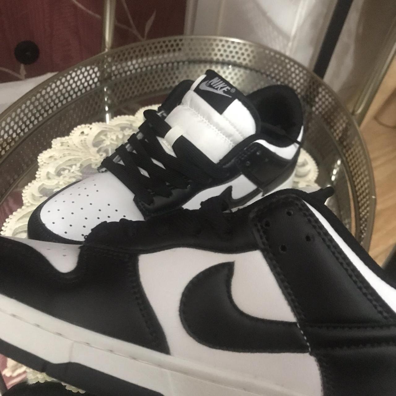 WOMANS NIKE PANDA DUNKS LOW Never worn. size 5.5... - Depop