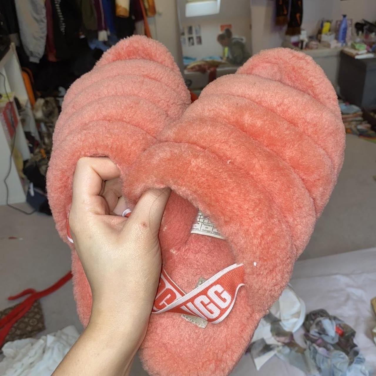 uggs with fluffy top