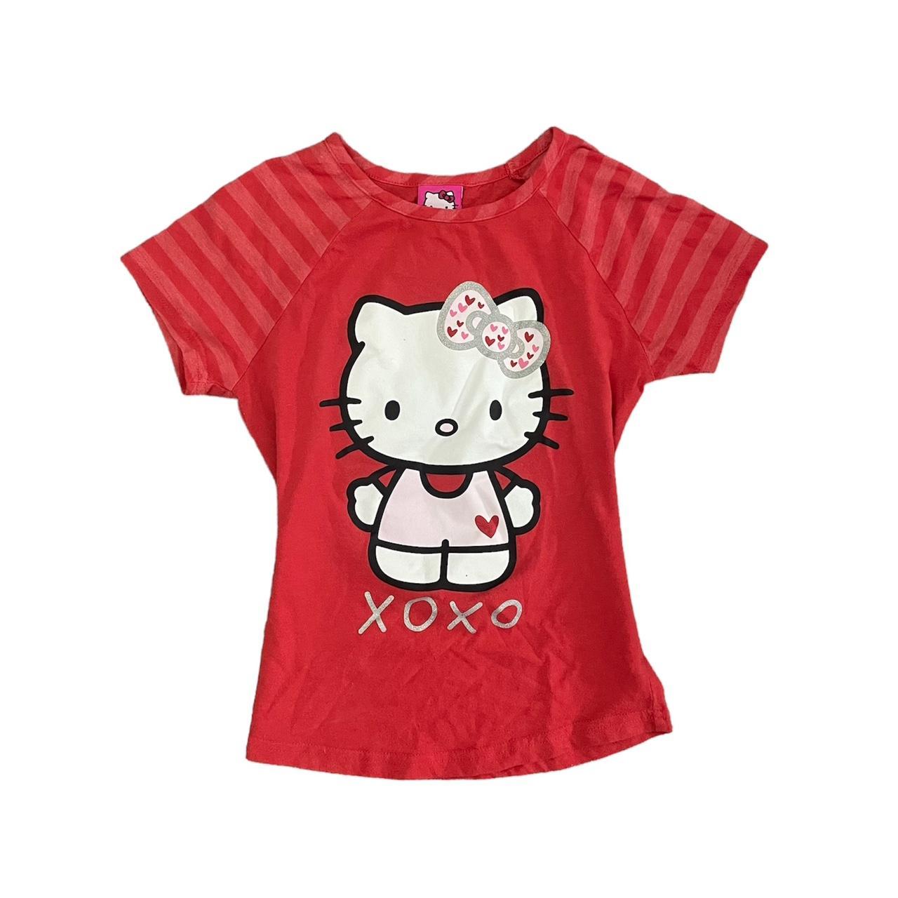 super cute double sided hello kitty baby tee, this...