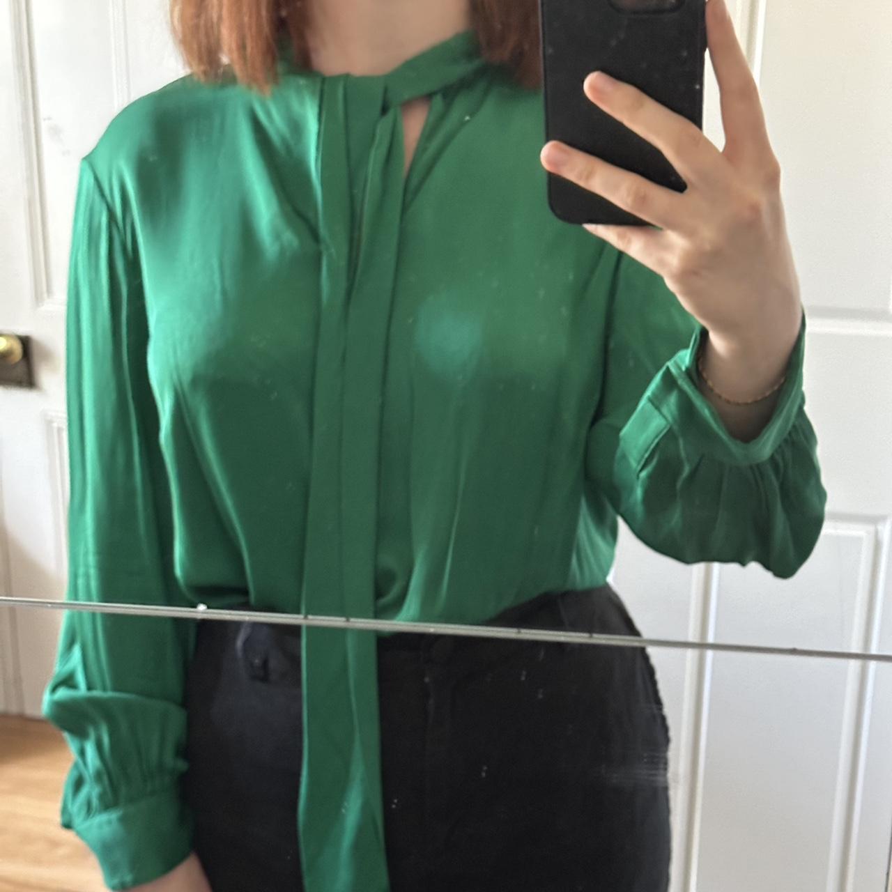 Stunning Perri Cutten silk blouse. - Depop