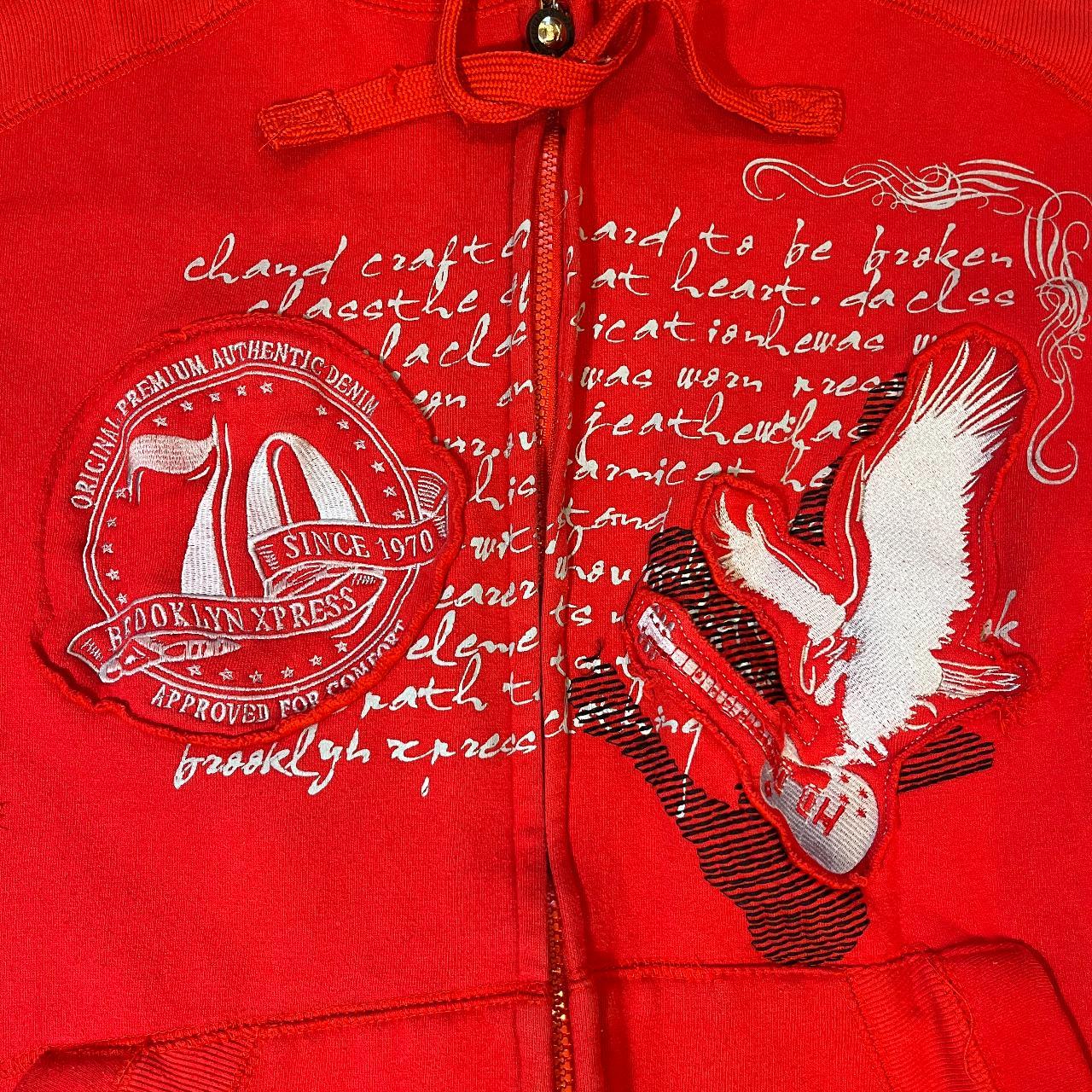 Y2K Brooklyn Xpress 90s Embroidered Jacket *Super | Depop