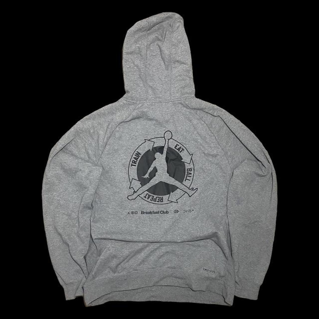 jordan hoodie mens grey