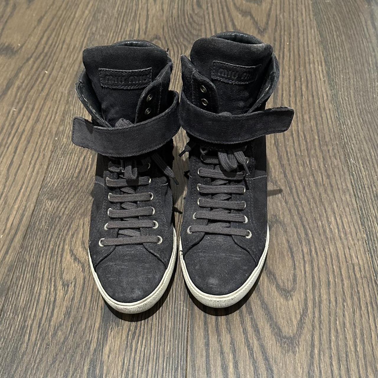 Miu Miu Women's Sneakers - Black/Navy – Miu Miu W… - image 2