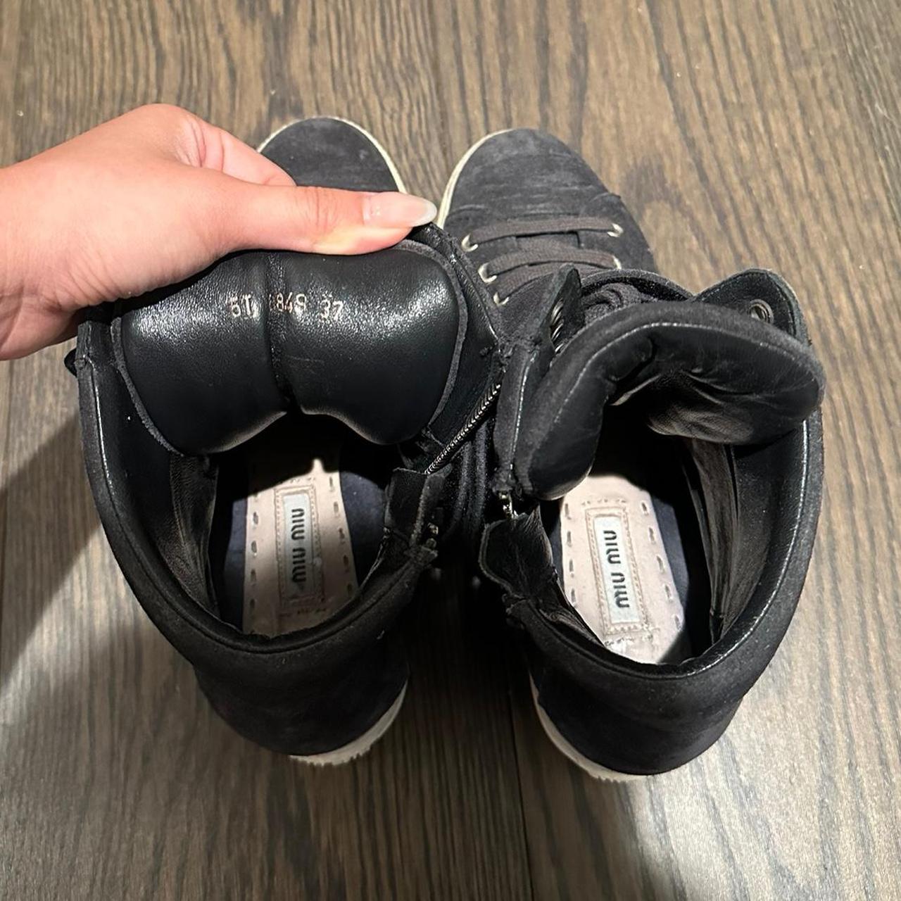 Miu Miu Women's Sneakers - Black/Navy – Miu Miu W… - image 4