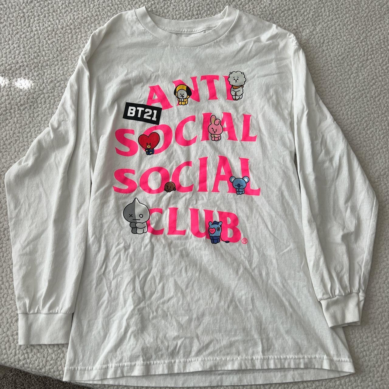 Bt21 anti social social cheap club shirt