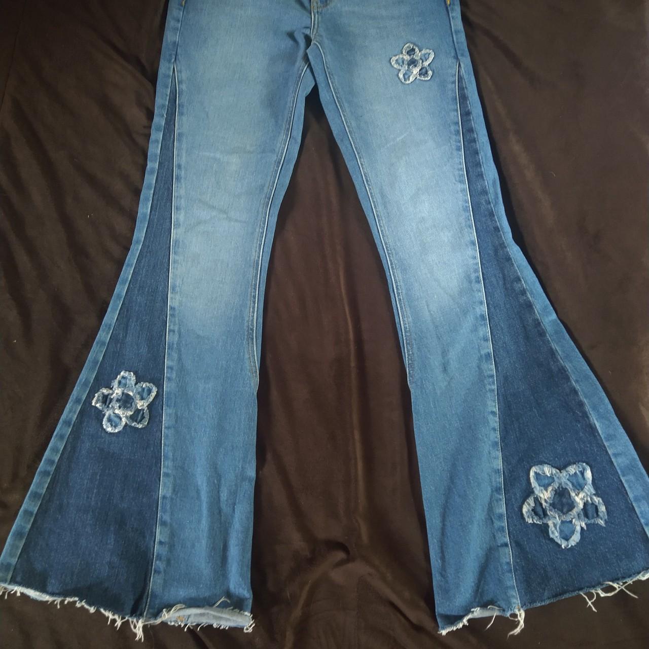 Denim Joggers Forever 21 Jean Sale Flared Pants Flares: 90s