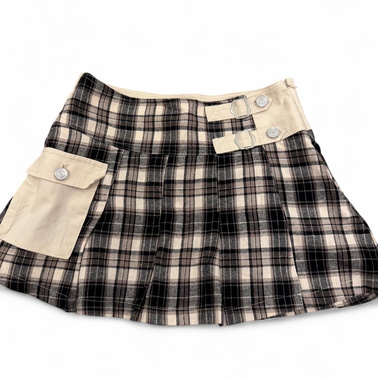Plaid Skirt Pacsun LA Hearts By PacSun Women's Skirt Multi/Tan