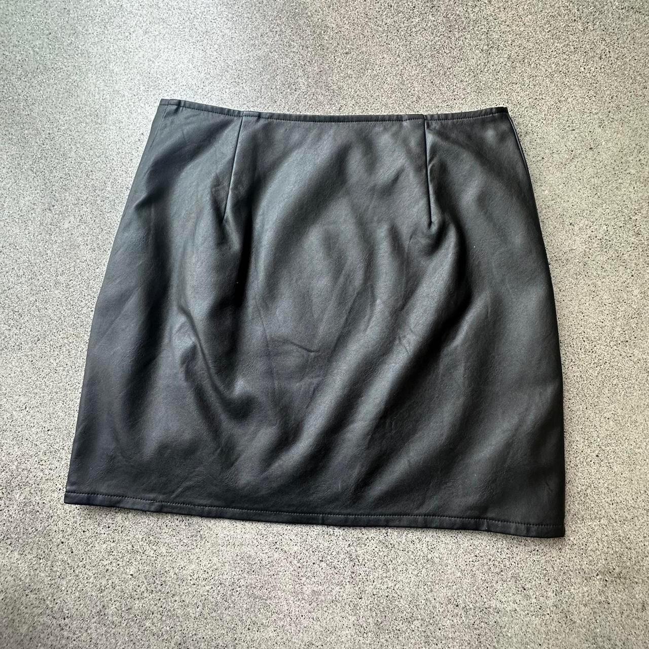 Leather skirt hollister hotsell