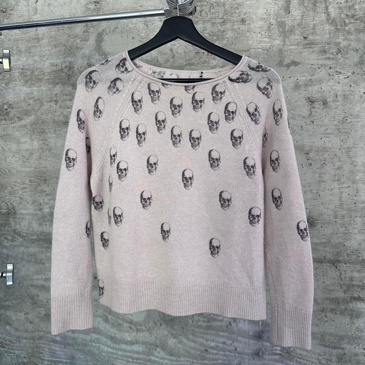 Skull high quality Cashmere Sweater, Size S