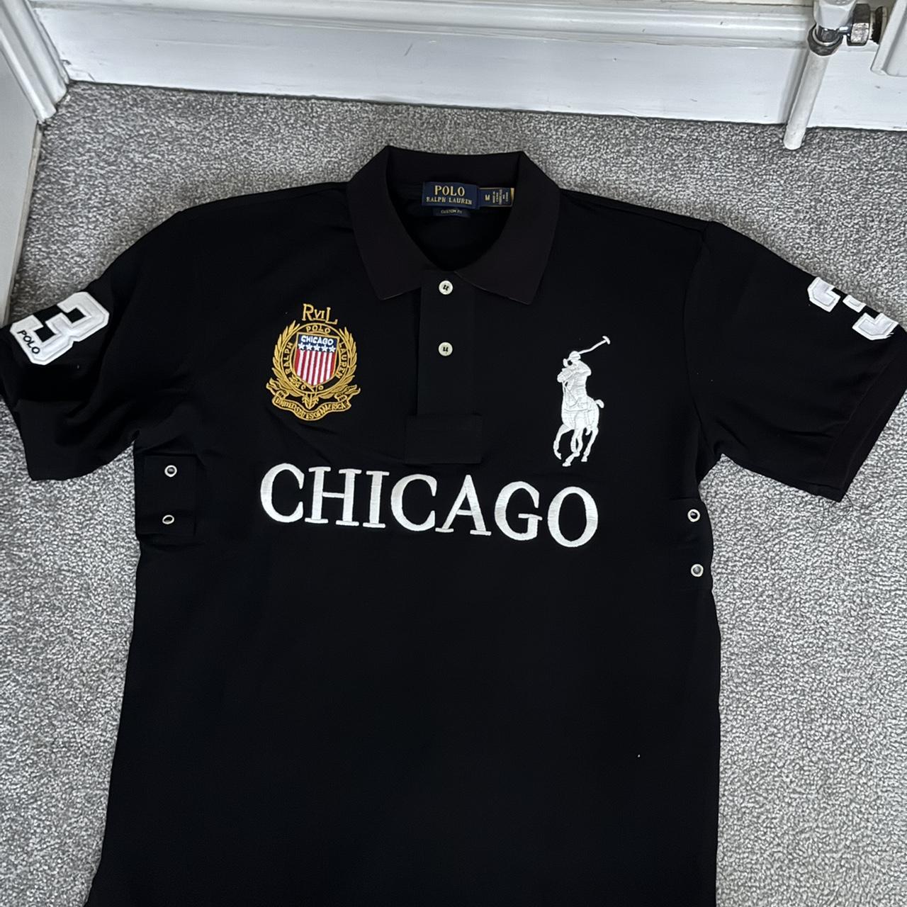 Polo Ralph Lauren Chicago polo t shirt Cheif keef - Depop