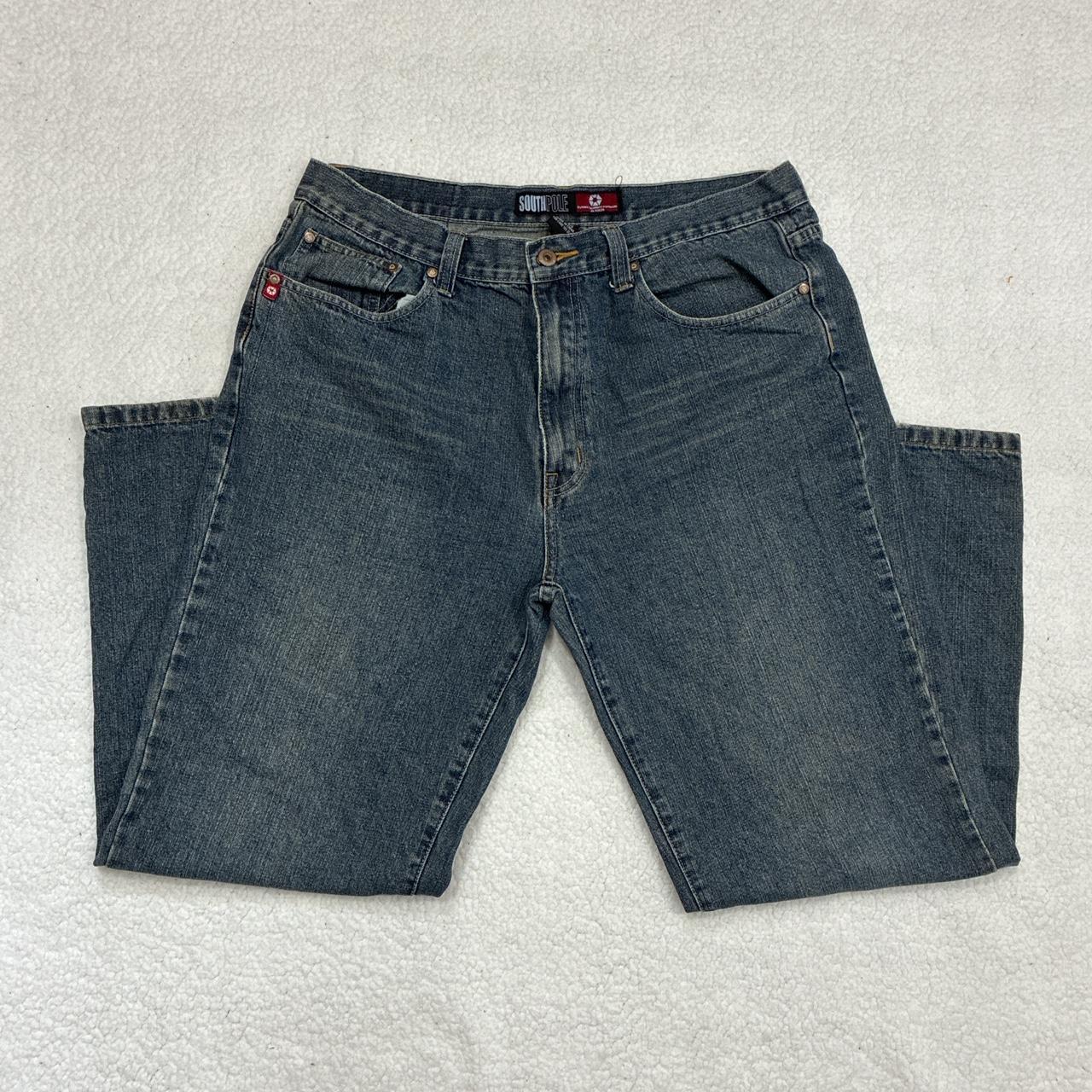 Southpole Men's Jeans - Blue/Navy - 36" – Vintage… - image 1