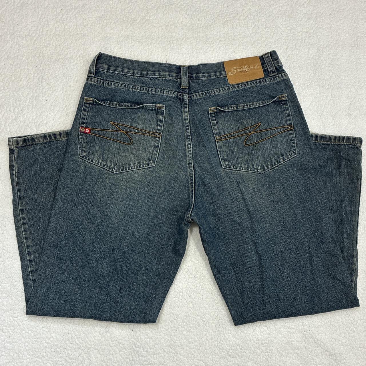 Southpole Men's Jeans - Blue/Navy - 36" – Vintage… - image 2