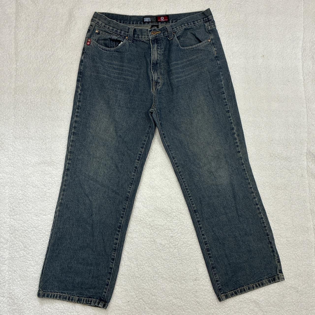 Southpole Men's Jeans - Blue/Navy - 36" – Vintage… - image 3