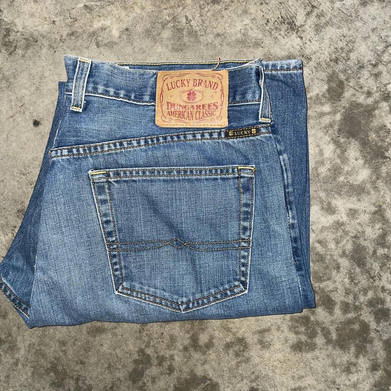 Lucky brand denim jeans, size 36, great condition,... - Depop