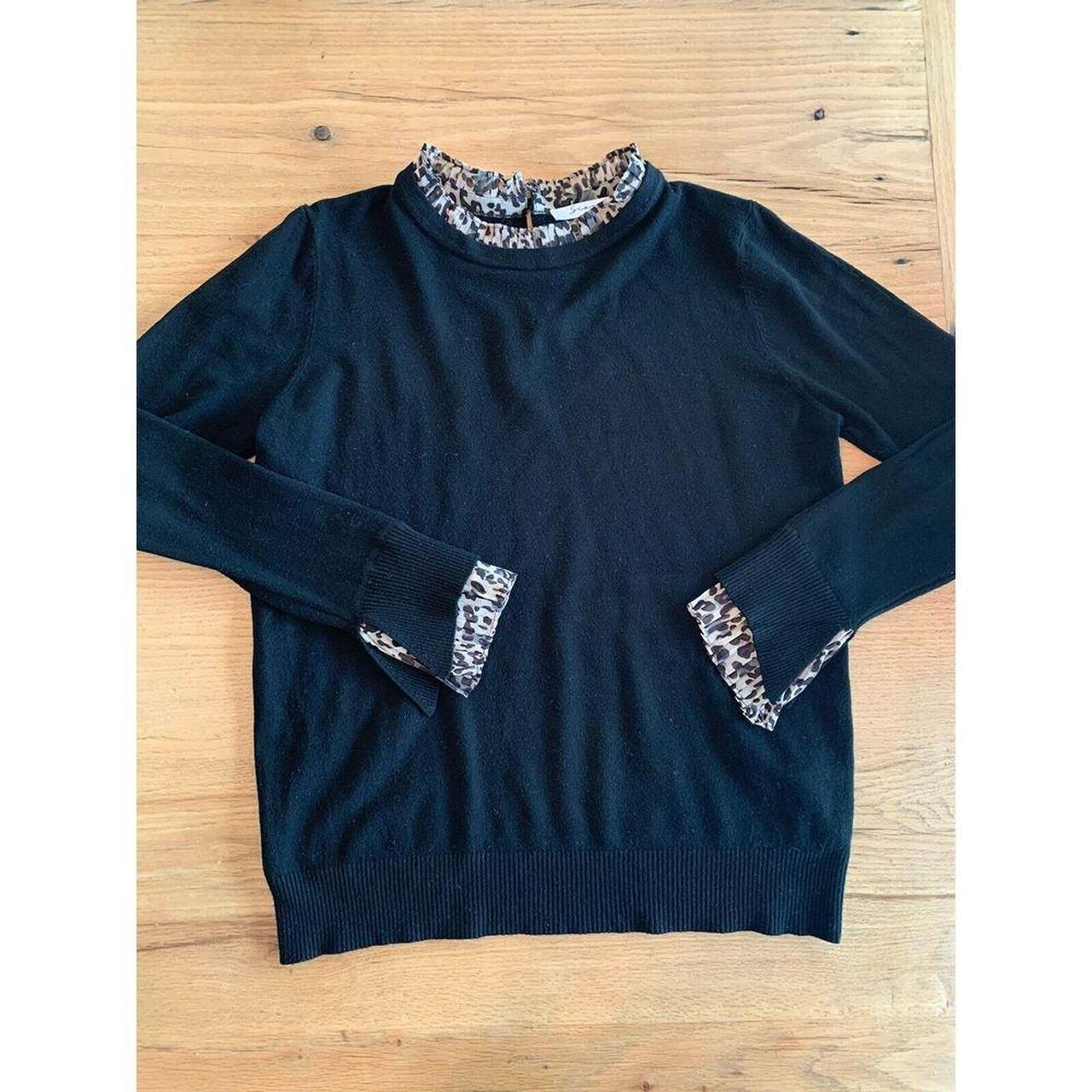 Cheetah sweater women's hotsell