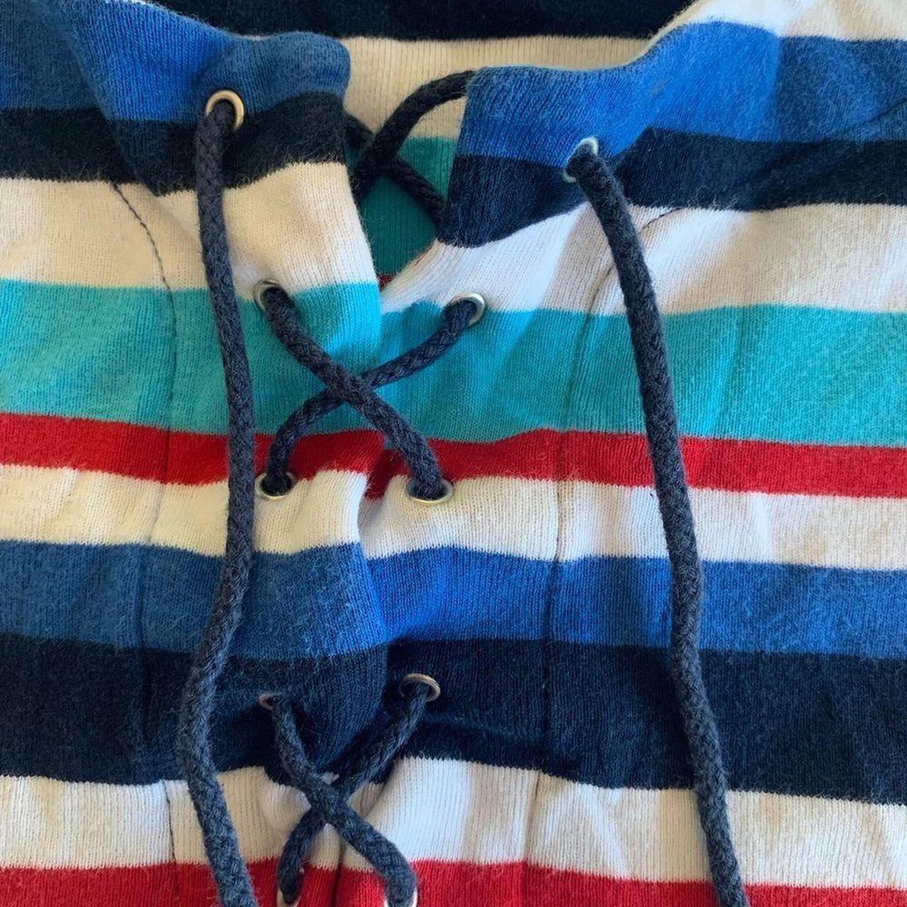 Chaps Women's Shirt - Blue/Red - XXL – Chaps Stri… - image 3