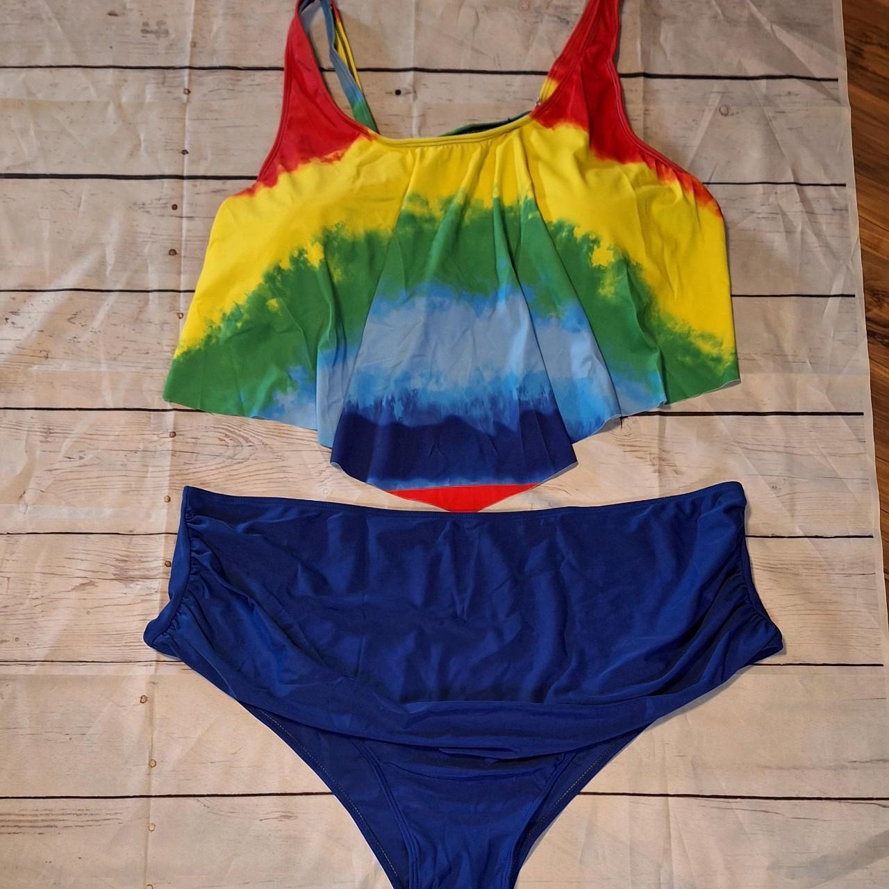 Rosegal 2 Piece Tankini Swimsuit Women s Size 5X. Depop