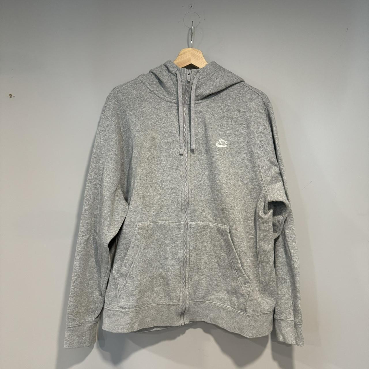 Men’s Grey Nike Hoodie Nike Fit Grey Hoodie Nike... - Depop