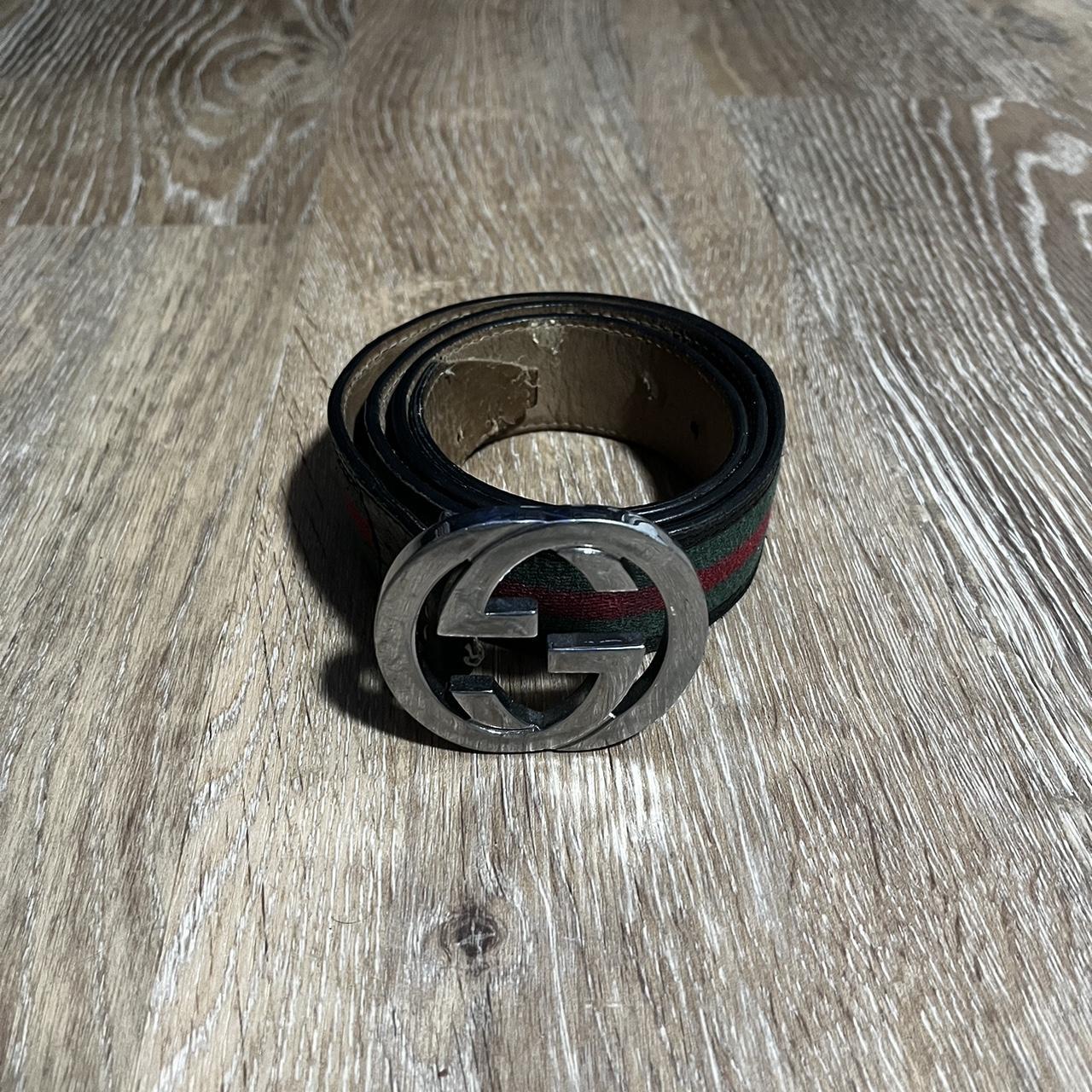 Black and red gucci belt best sale