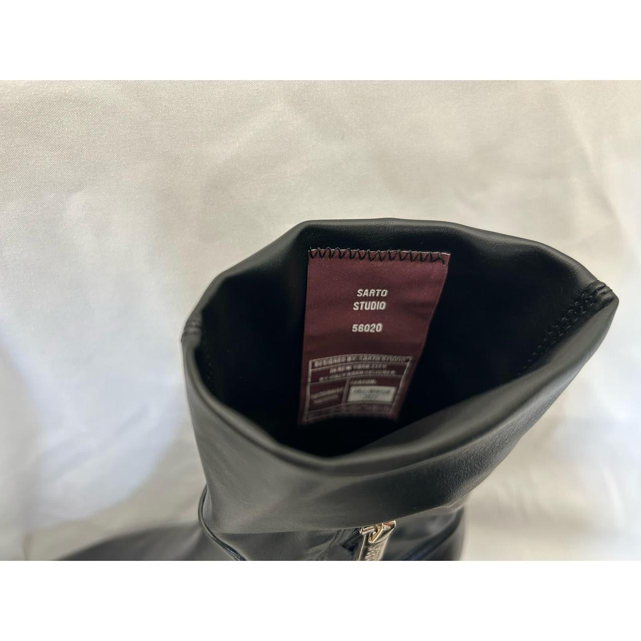 Excellent Side zipper Soft leather Size Depop