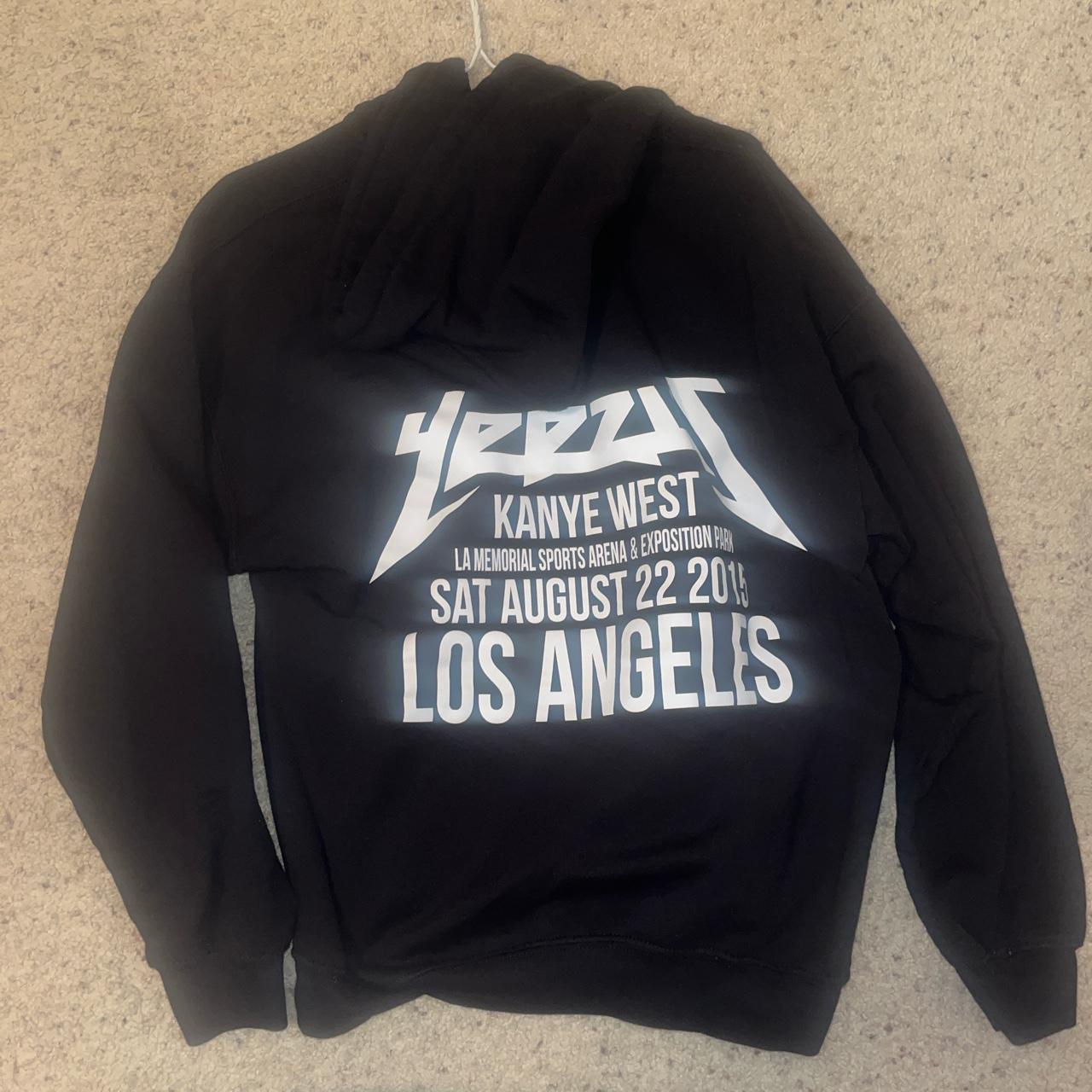 Kanye West Yeezus Hoodie Los Angeles Tour 2015 Depop 8609