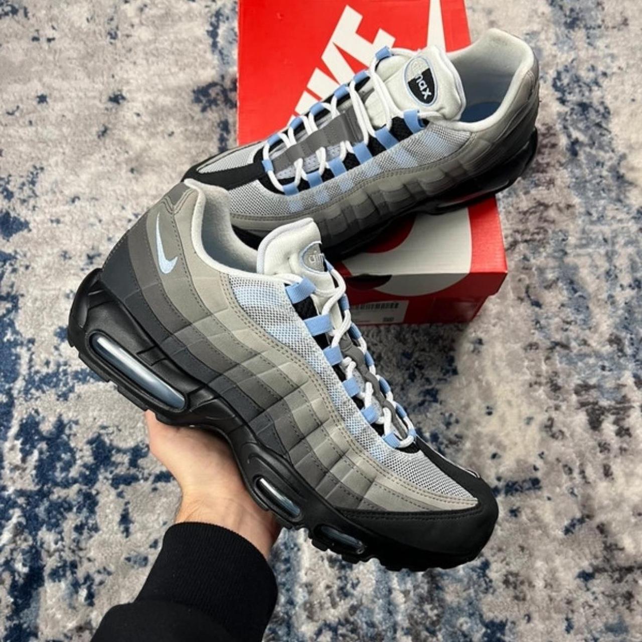 Nike Air Max 95/110’s Aluminiums Brand New Size 4 -... - Depop
