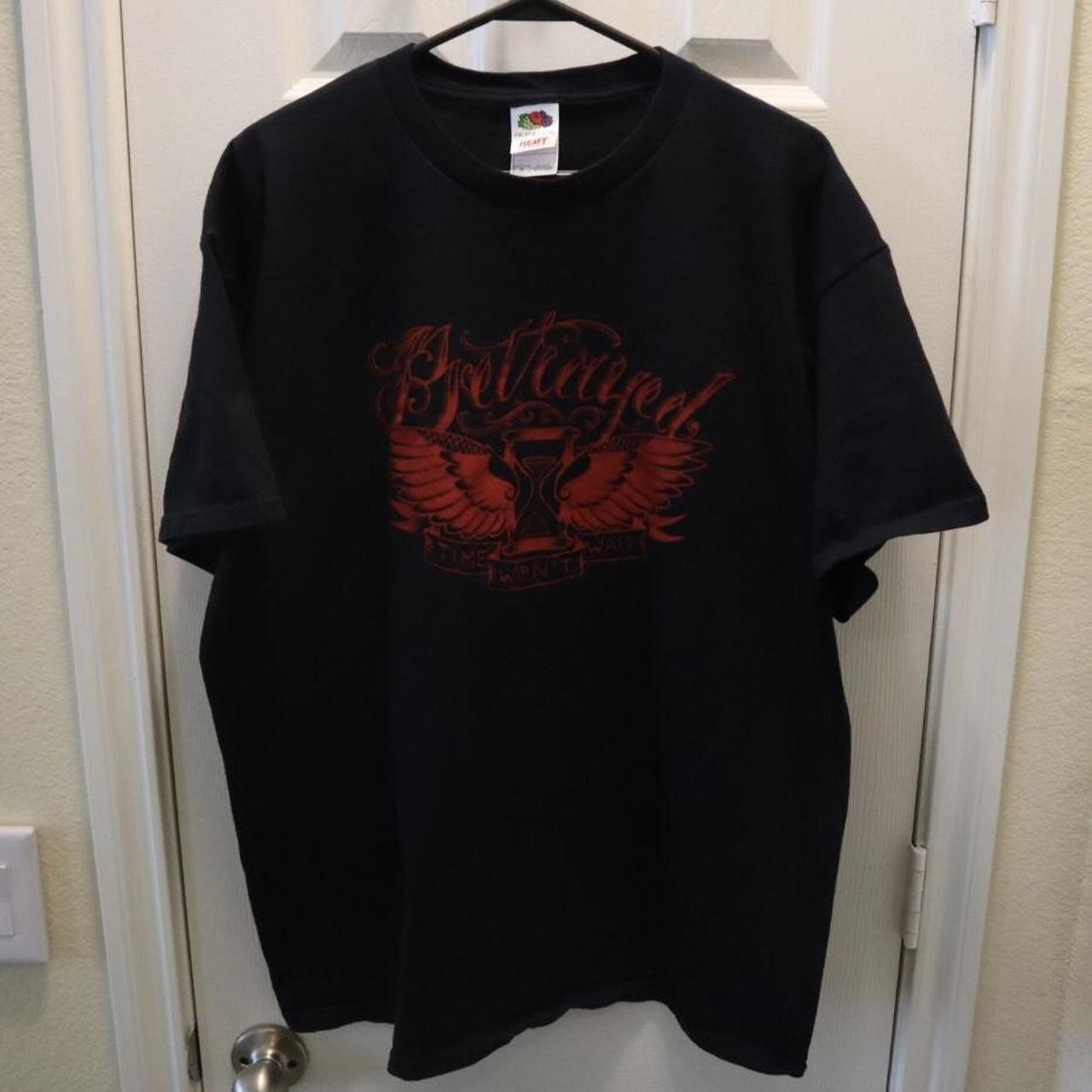 Betrayed band shirt. Time Won’t Wait. Size XL. Front... - Depop