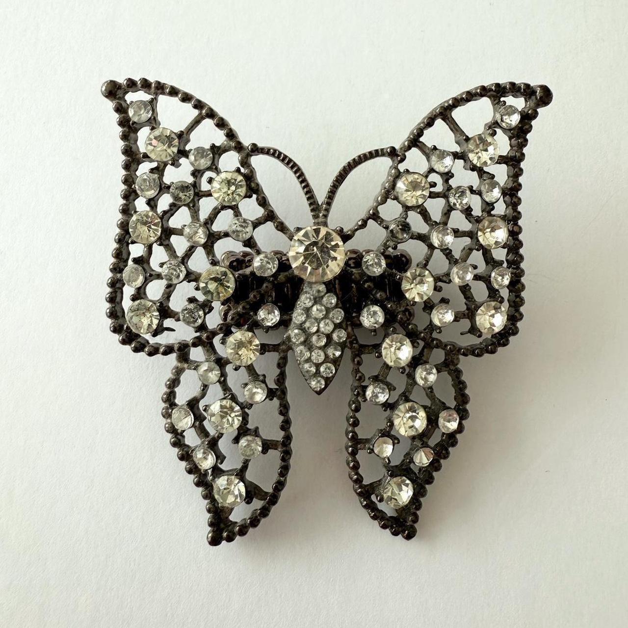 Women's Ring - Black/Silver – Large adjustable bl… - image 3