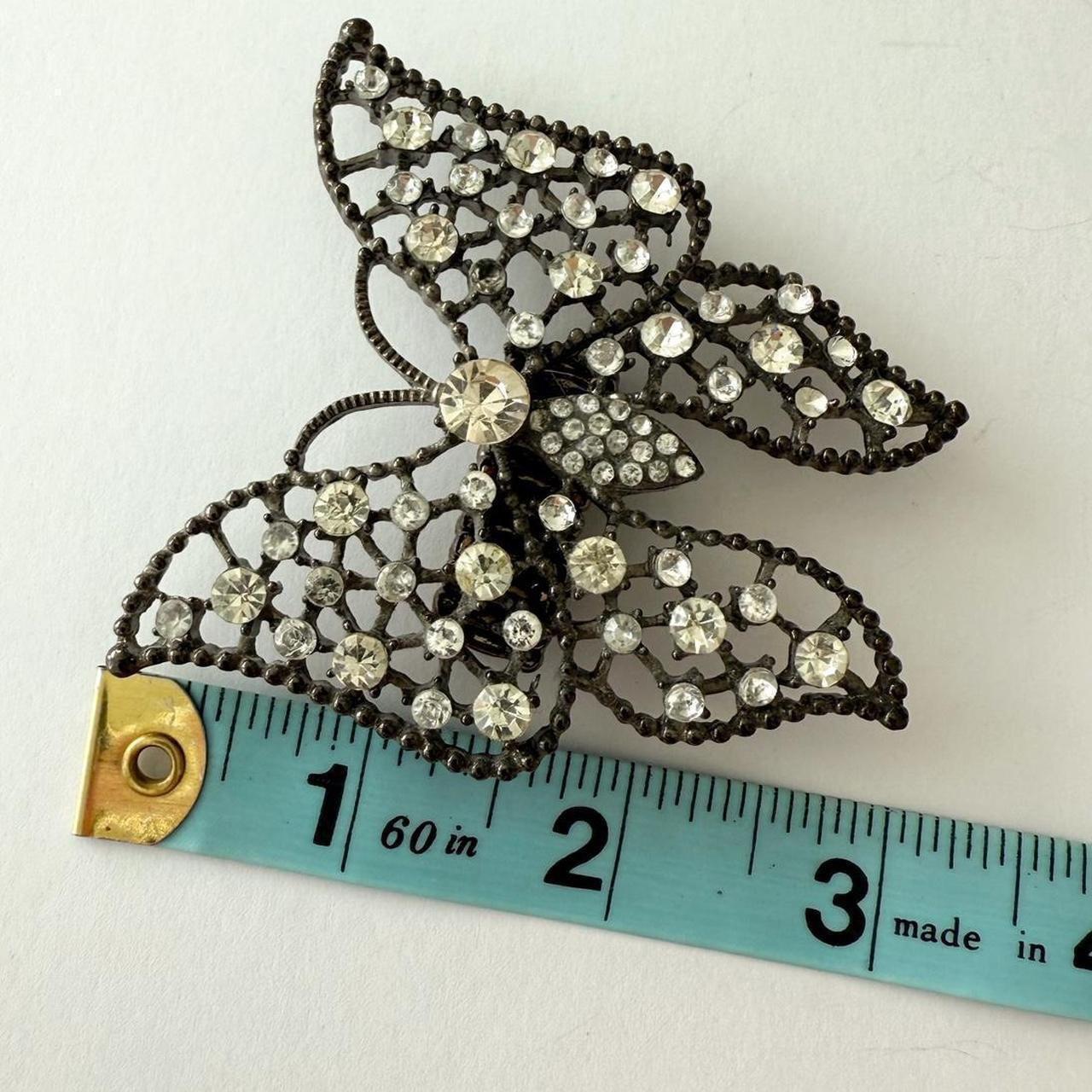 Women's Ring - Black/Silver – Large adjustable bl… - image 6