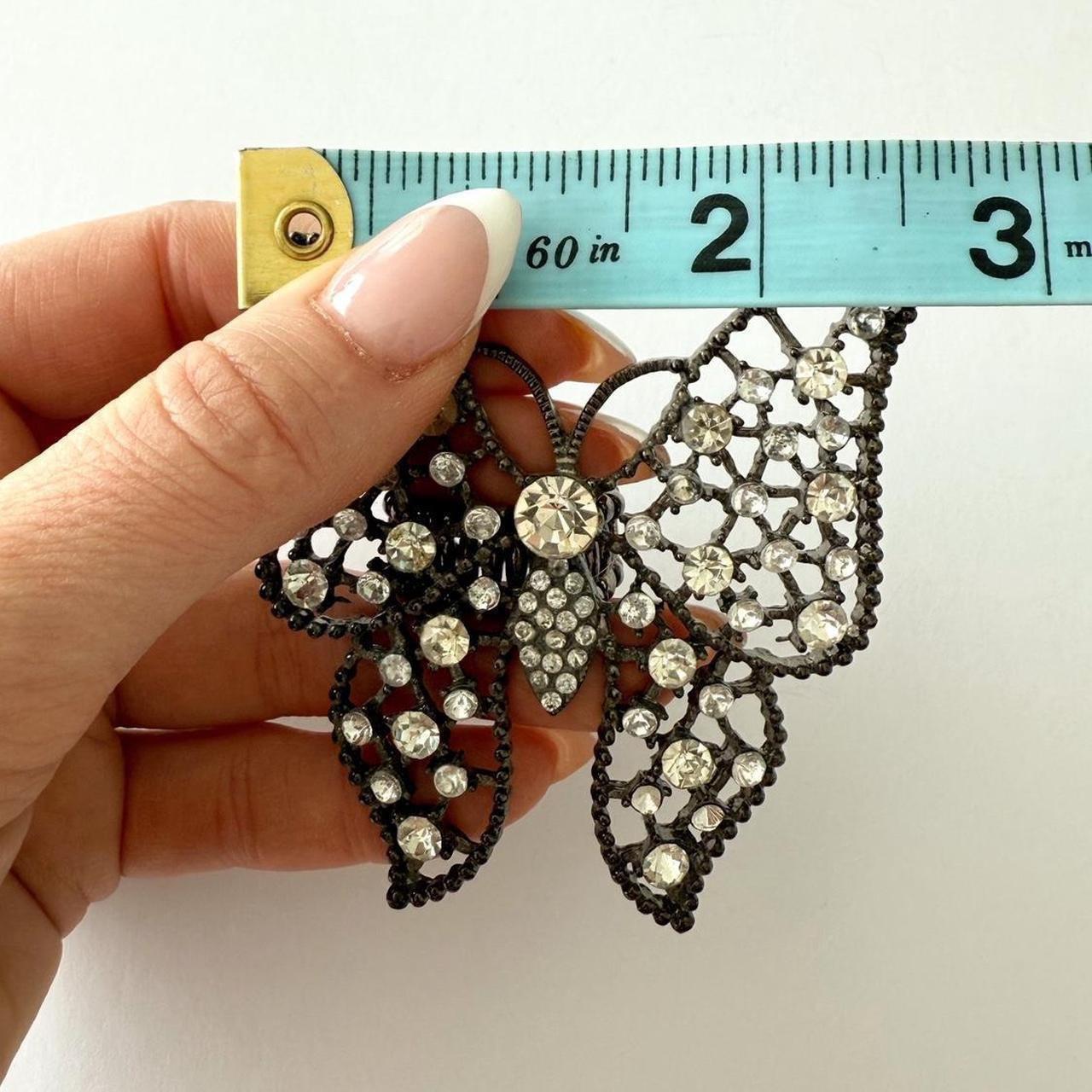 Women's Ring - Black/Silver – Large adjustable bl… - image 7