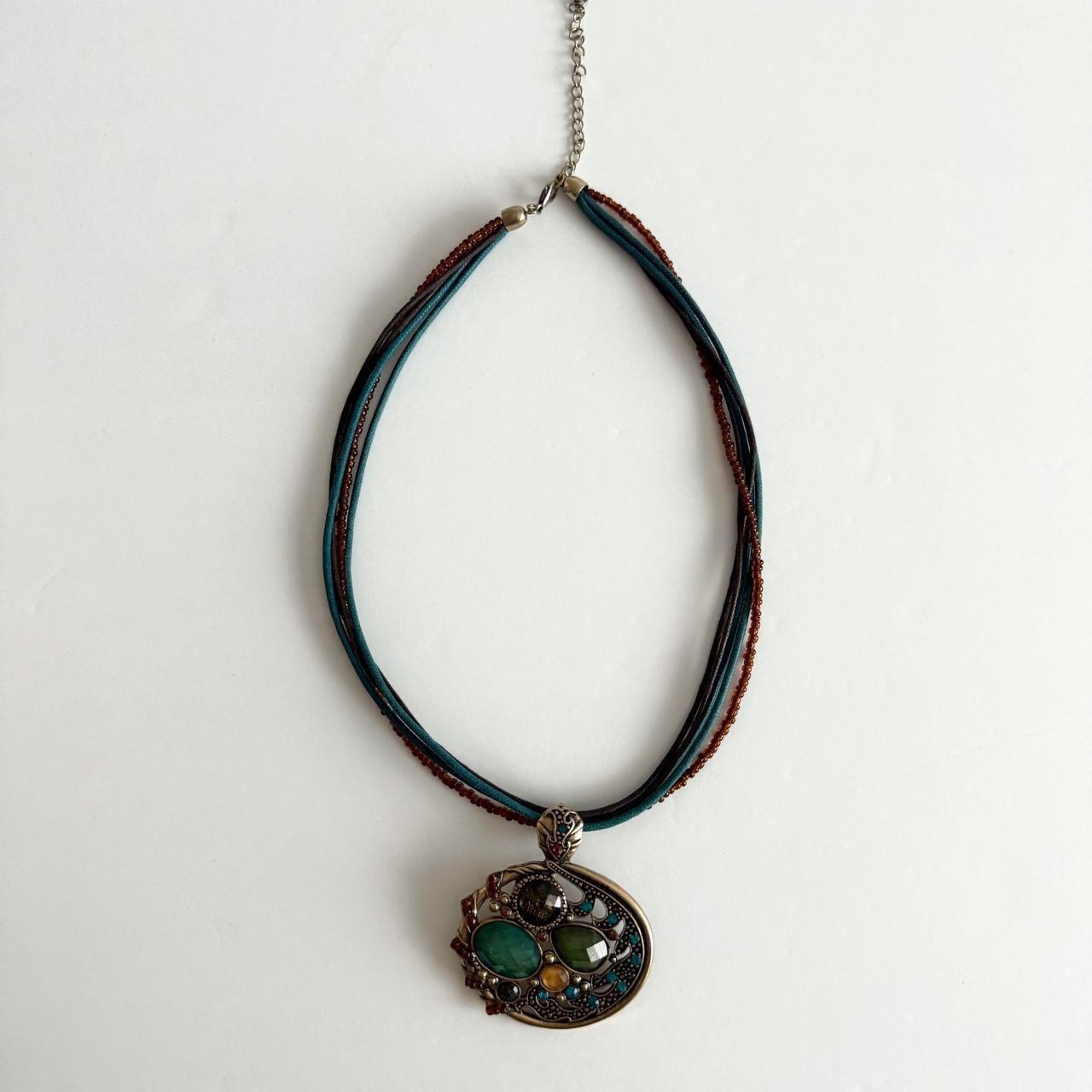 Women's Necklace - Multi – Statement Multicolored… - image 2