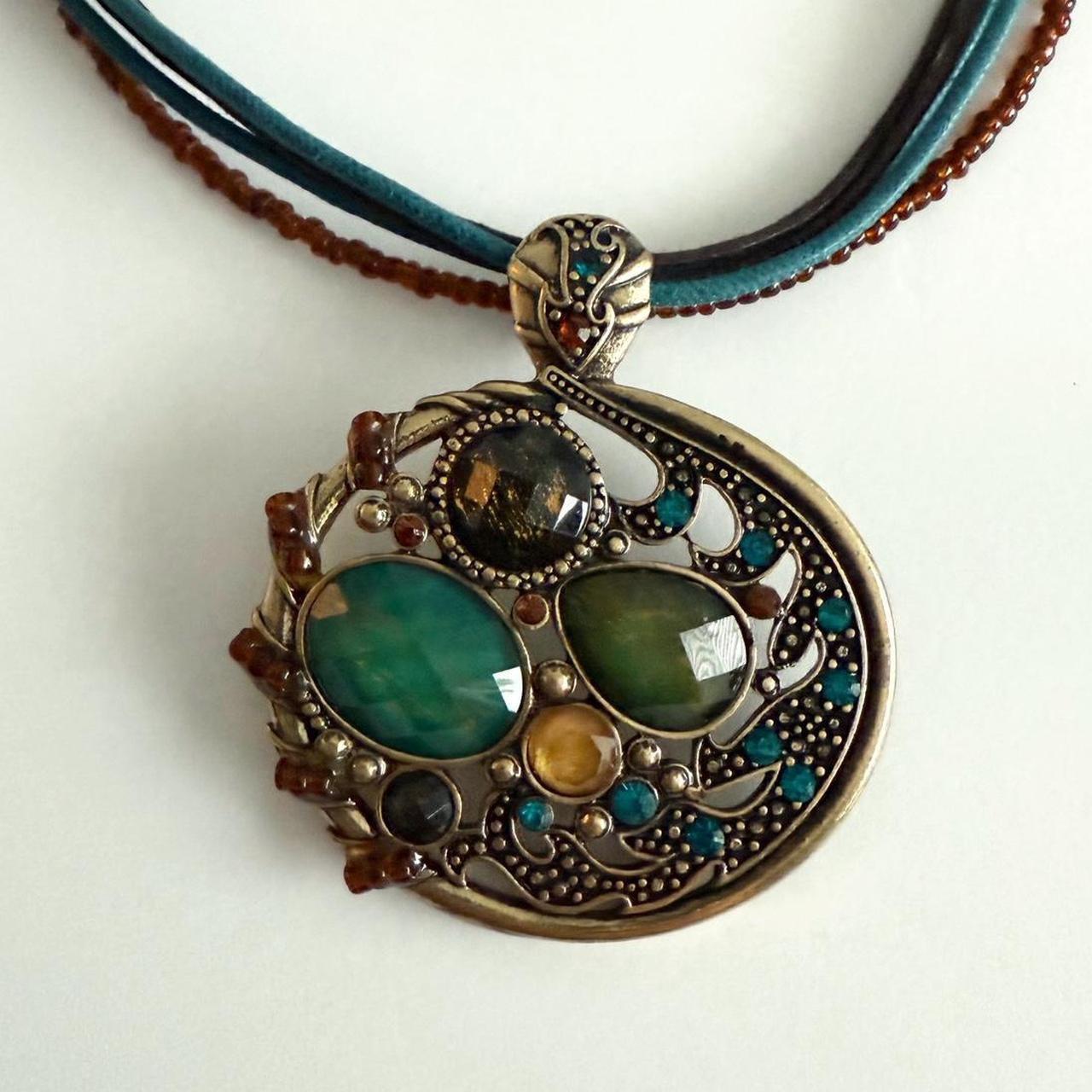Women's Necklace - Multi – Statement Multicolored… - image 3