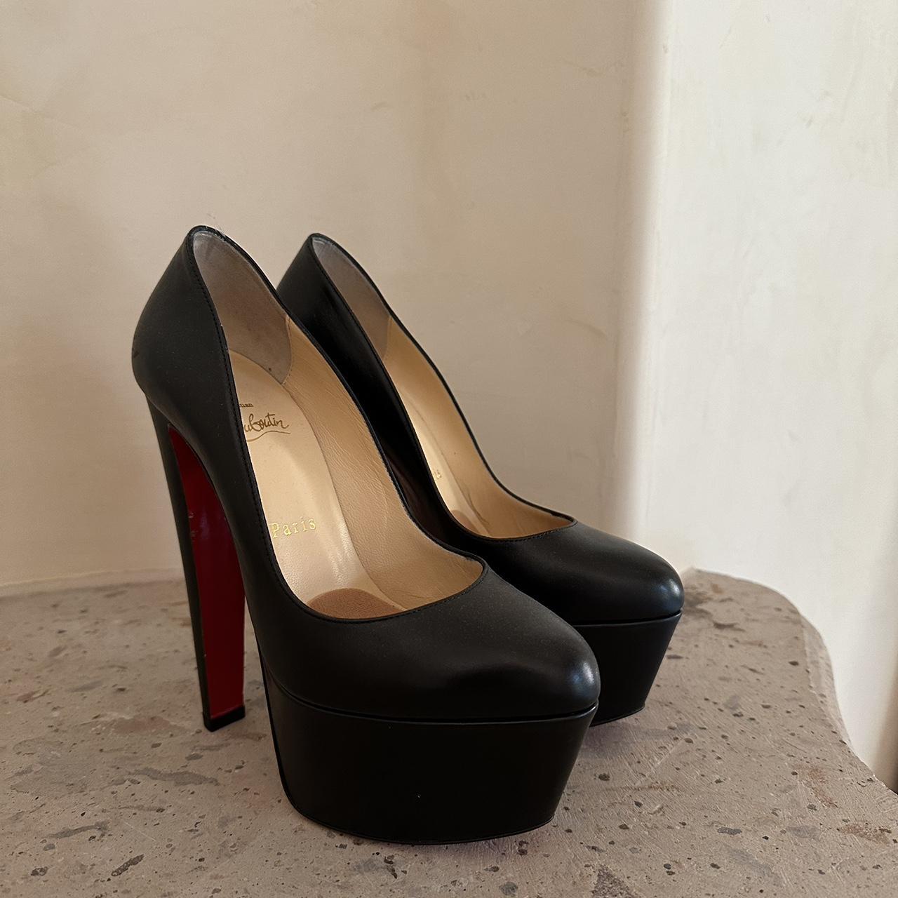 Real Christian Louboutin Heels Size 8 38 Depop