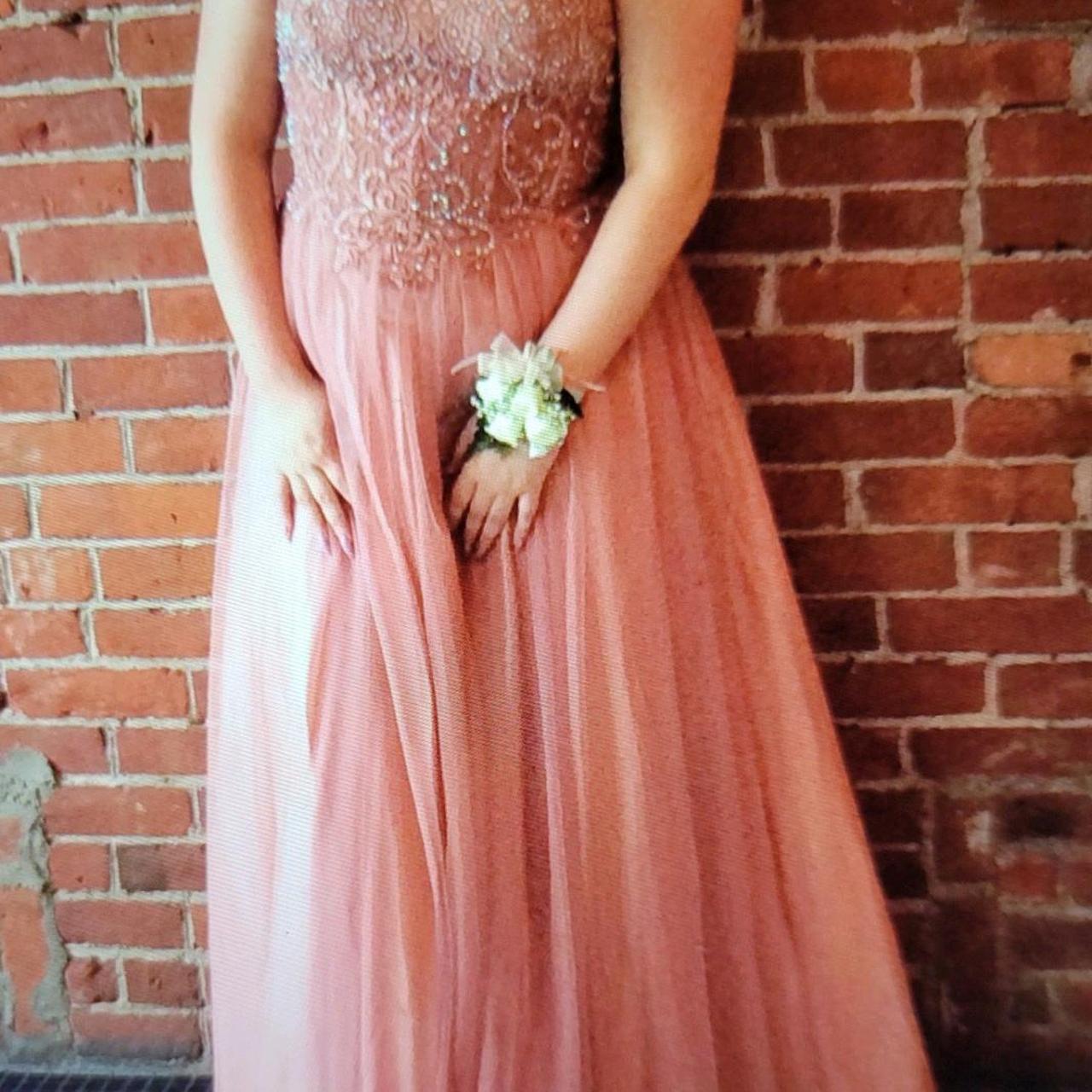 David's bridal hotsell fuschia dress