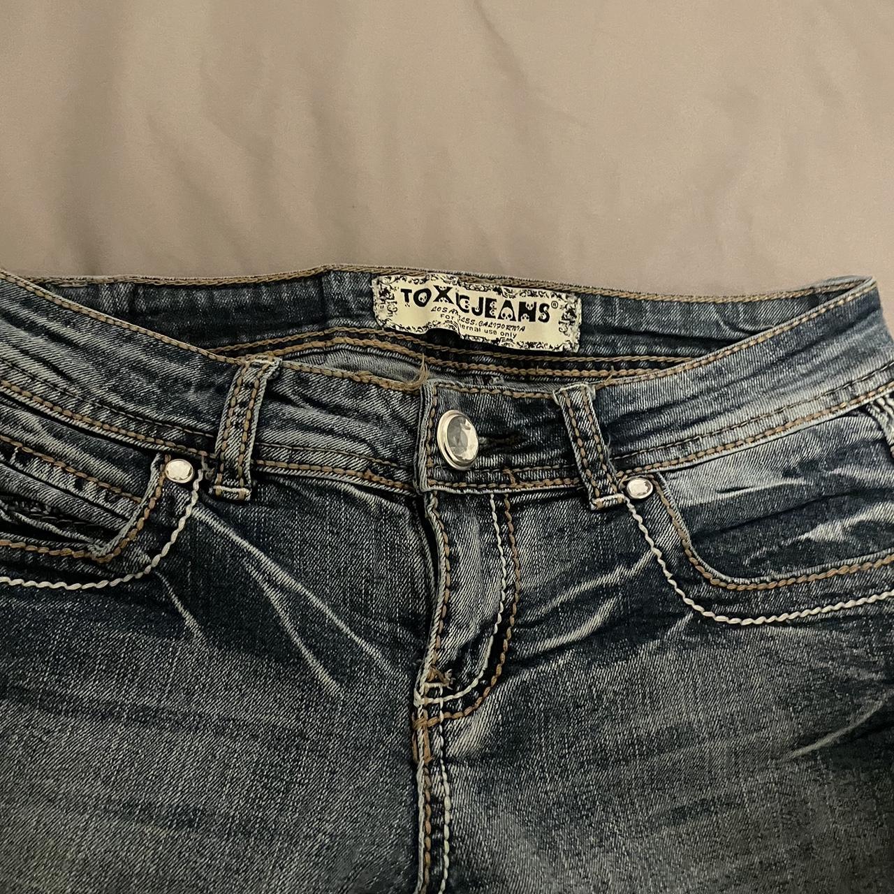 Toxic jeans low rise size 23 Depop