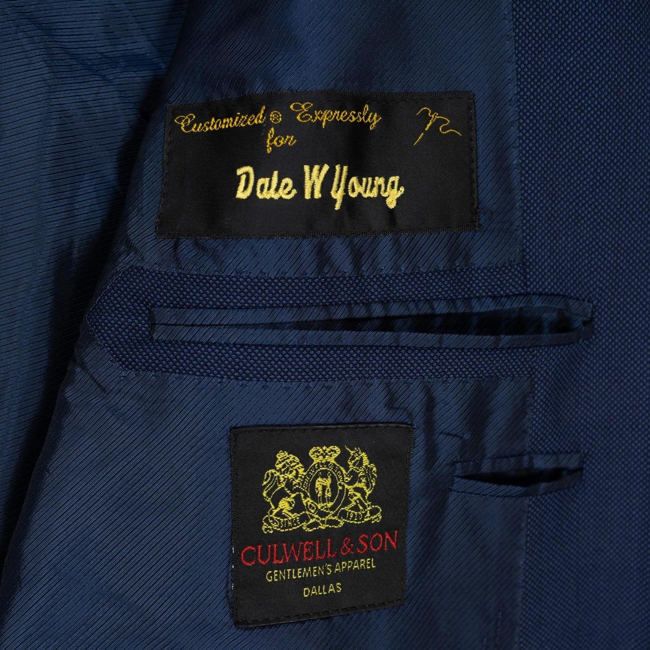 Preloved Men's Tailored jacket - Blue - M – Hicke… - image 4