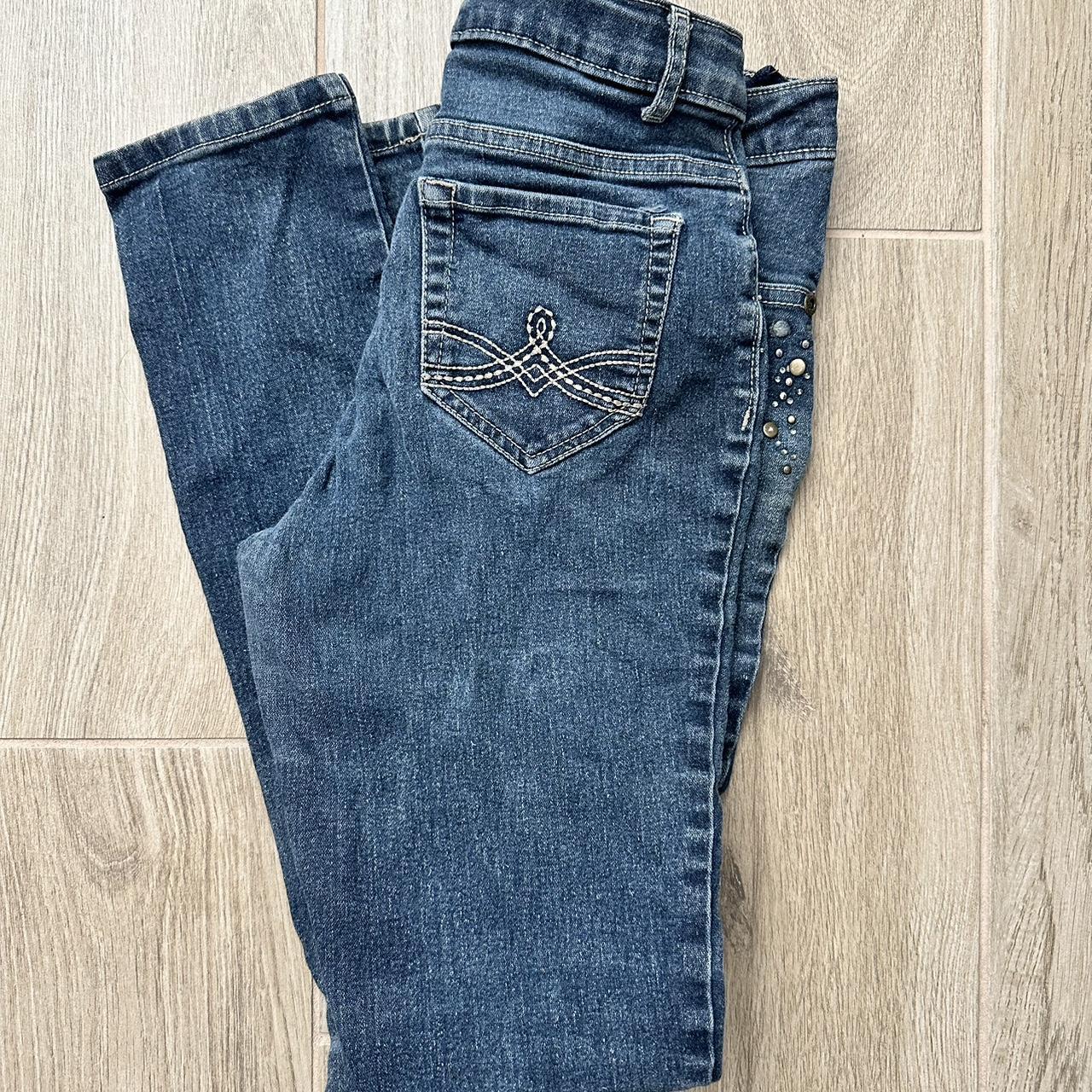 Y2K Mudd Jeans Youth size 16, medium blue stone - Depop