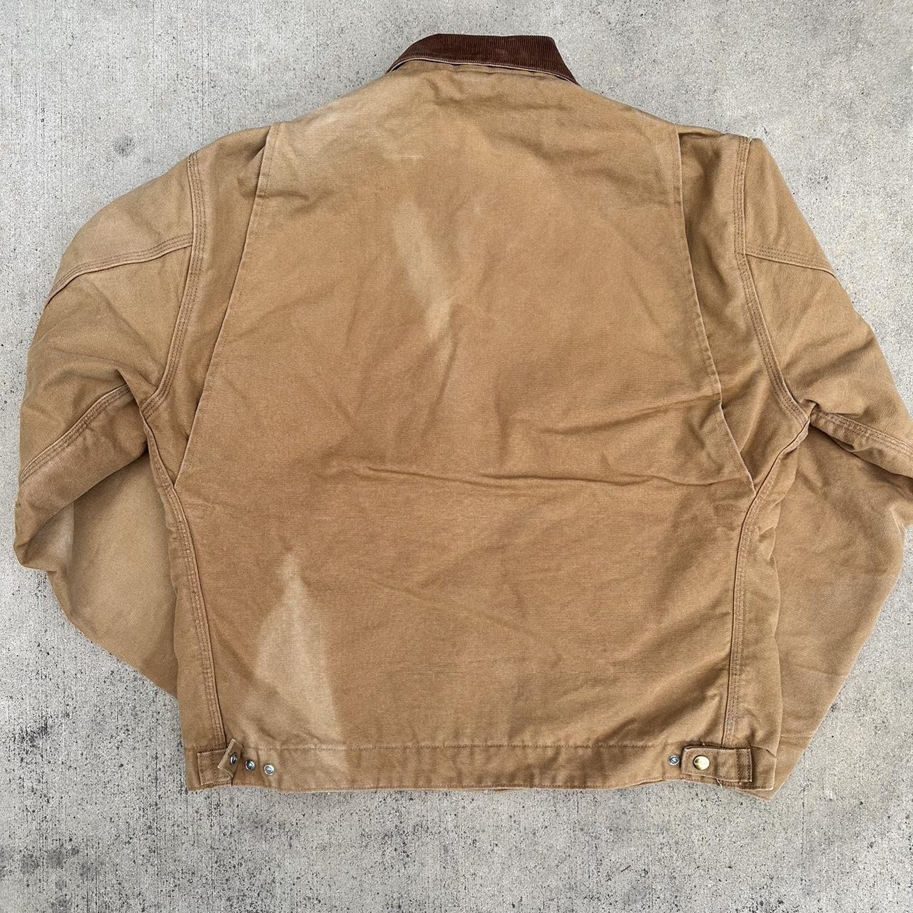 Carhartt Detroit 6QLJ/J18 BRN. Size tag is missing... - Depop