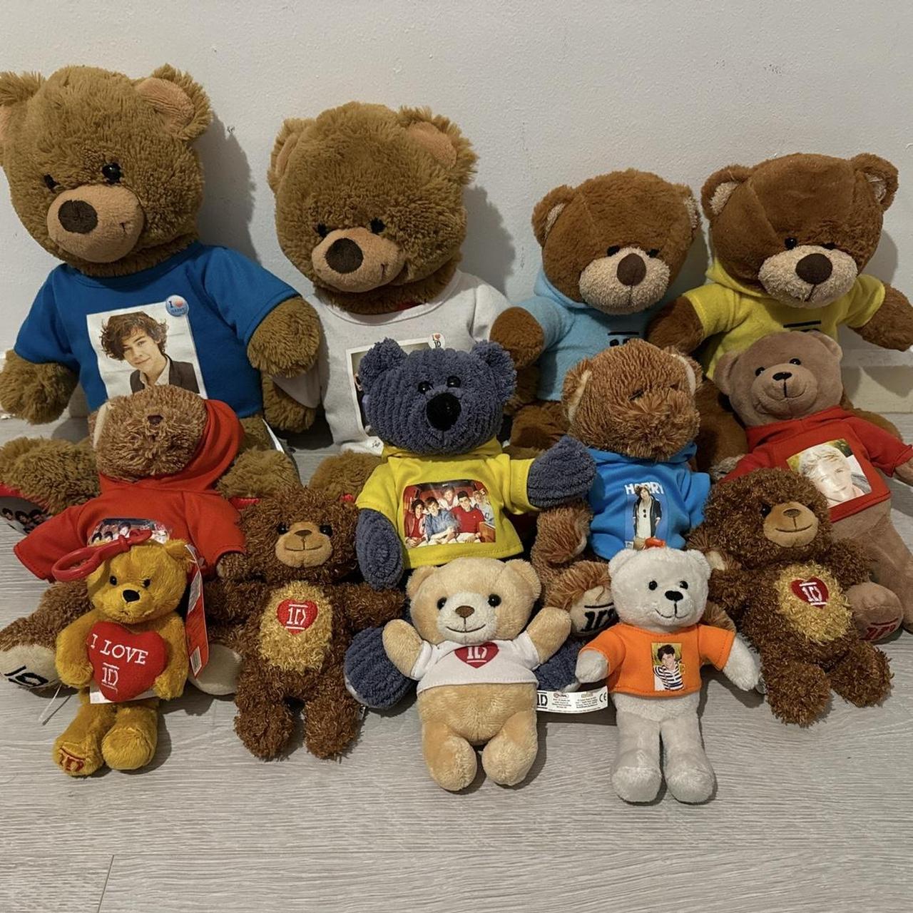 One direction teddy bears. All are official and I