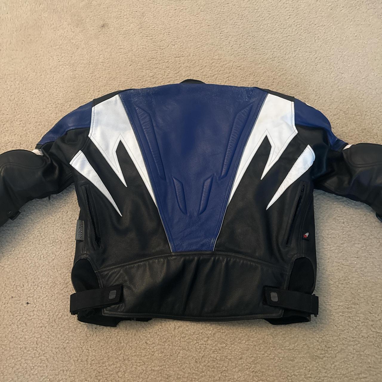 Joe Rocket Leather Motorcycle Jacket. Vintage. Size | Depop