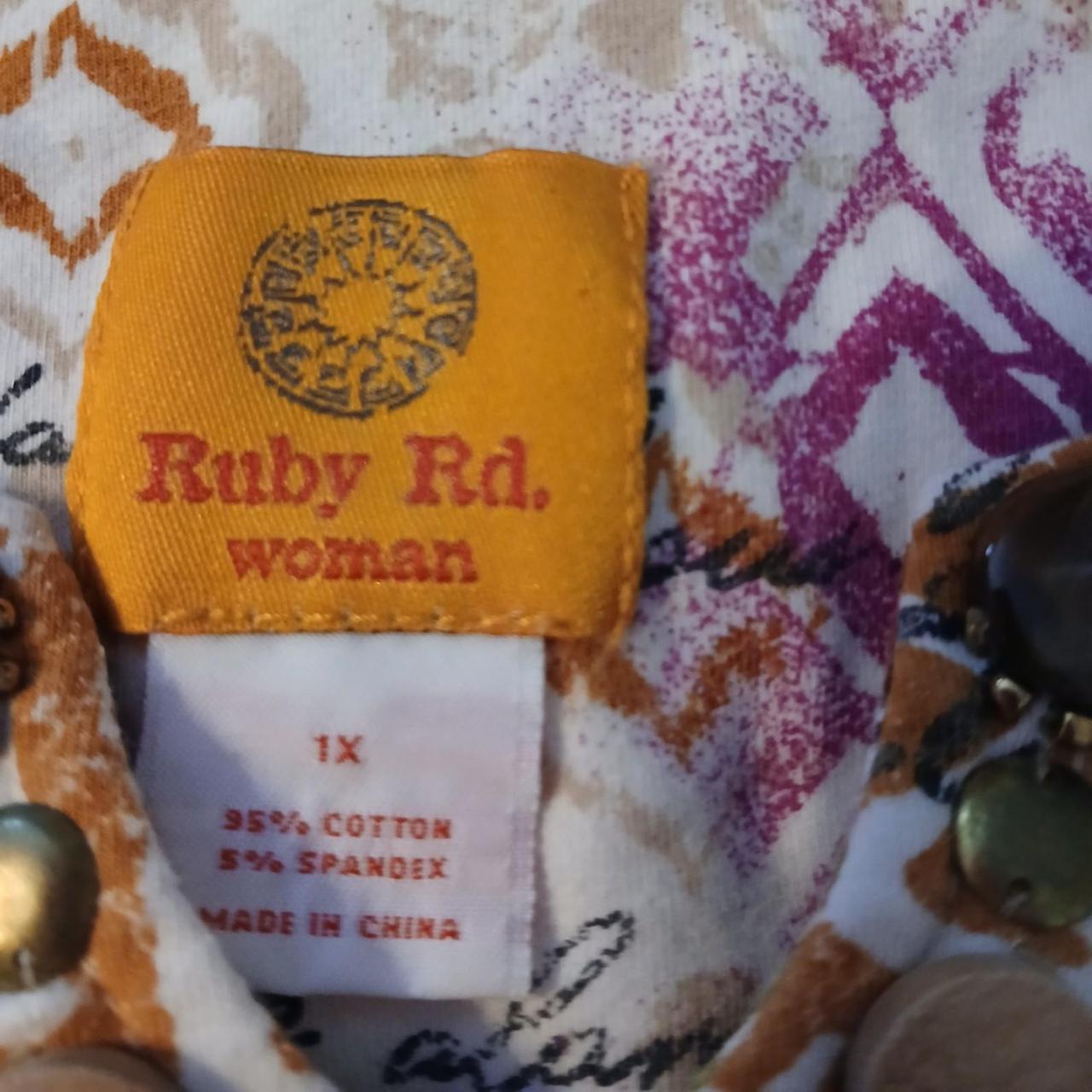 Ruby Rd. Women's Blouse - Multi/White - XXL – Rub… - image 2