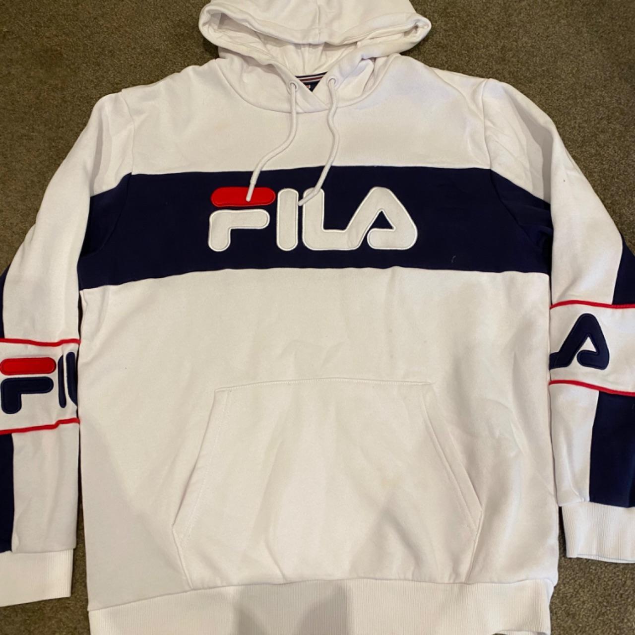 Men's Size Medium Fila Jumper Never worn very high... - Depop